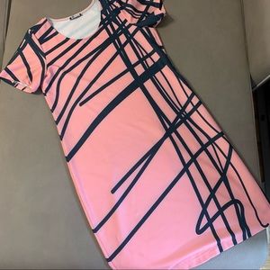 Y/NOW Pink Midi Dress